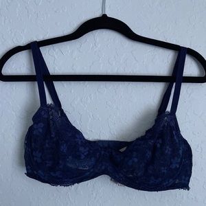 Navy blue Victorias Secret Lace Bra 34DD